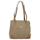 Burberrys Nova Check Schultertasche aus Canvas Beige Auth yk13997 - Autre Marque