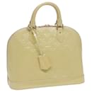 LOUIS VUITTON Monogram Vernis Alma PM Borsa a Mano Citrin M90101 LV Auth 84388 - Louis Vuitton