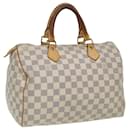 LOUIS VUITTON Damier Azur Speedy 30 Hand Bag N41533 LV Auth 79806 - Louis Vuitton