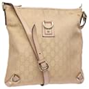 GUCCI GG Canvas Shoulder Bag Pink 131326 Auth 83708 - Gucci