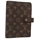 LOUIS VUITTON Monogram Agenda MM Day Planner Cover R20105 LV Auth 78942 - Louis Vuitton