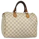 LOUIS VUITTON Bolsa de Mão Speedy 30 Damier Azur N41533 LV Auth 84795 - Louis Vuitton