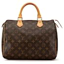 Borsa Boston Speedy 30 Monogramma Louis Vuitton marrone