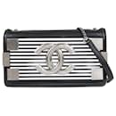 Chanel Black Horizontal Boy Brick Flap Bag