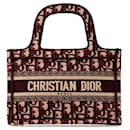 Red Dior Mini Oblique Book Tote Handbag