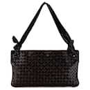 Bolso de Hombro Intrecciato Bottega Veneta Marrón