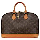 Borsa a mano Alma PM Monogramma Louis Vuitton marrone