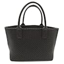 Piccola borsa tote Intrecciato in pelle marrone di Bottega Veneta