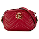 Mini GG Marmont Matelassé Rojo de Gucci