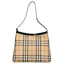 Tan Burberry House Check Shoulder Bag