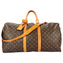 Louis Vuitton Canvas Monogram Keepall Bandouliere 55