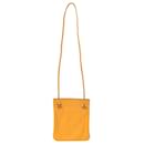 Sac Aline Mini en cuir Swift Hermès jaune