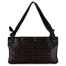 Bottega Veneta Brown Intrecciato Shoulder Bag