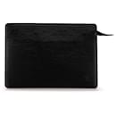 Louis Vuitton Black Epi Pochette Homme