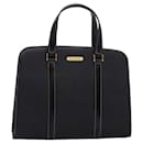 Burberrys Hand Bag Leather Black Auth am6686 - Autre Marque