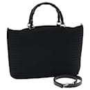 Sac fourre-tout en nylon GUCCI Bamboo 2way Noir 002 1998 0352 Auth ep4901 - Gucci