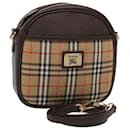 Burberrys Nova Check Shoulder Bag Canvas Beige Auth yk13924 - Autre Marque