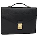 LOUIS VUITTON Epi Porta Documentos Bandolera Negro M54462 LV Auth 84286 - Louis Vuitton