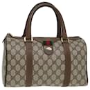 Sac Boston en PVC beige GG Supreme Web Sherry Line de GUCCI 116 02 006 Auth ep4871 - Gucci