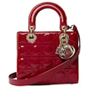 Sac DIOR Lady Dior en Cuir Rouge - 102047