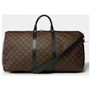 Sac LOUIS VUITTON Keepall en Toile Marron - 102052 - Louis Vuitton