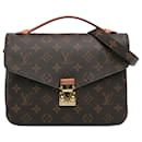 Brown Louis Vuitton Monogram Pochette Metis Satchel