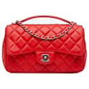 Bolso de hombro Medium Easy Carry Flap de Chanel rojo