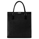 Black Burberry Leather Tote