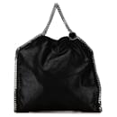 Black Stella McCartney Falabella Fold-Over Satchel - Stella Mc Cartney