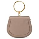 Bolsa satchel Chloé Medium Nile bege