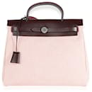 Hermès Ecru Tijolo Mauve Rosa Vermelho Sellier Criss Viking Vaca Hunter Herbag Zip