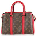 Soufflot BB Tasche aus Monogramm-Canvas Kirsche Louis Vuitton