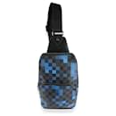 Bolso de bandolera Avenue en lona Damier Graphite Pixel Azul Louis Vuitton