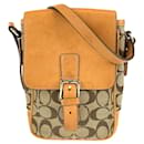 Coach Signature Canvas/Leather Shoulder Bag 