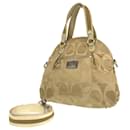 Coach Signature Poppy Canvas Handbag 