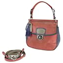 Coach Legacy Pink Leather Shoulder Bag for Women