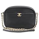 Chanel Chain Shoulder Bag Camera Bag Black