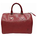 Louis Vuitton Epi Speedy 25 Leather Handbag 