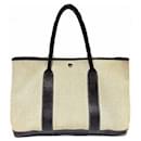 Hermes Canvas Leather Garden Party PM Tote Bag - Hermès