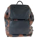 Zaino in pelle camouflage stampato Coach Manhattan