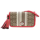 Coach Legacy Signature Stripe Penny Crossbody Bag 