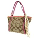 Sac fourre-tout en toile/cuir Coach Signature