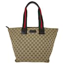 Bolsa tote de lona GG da Gucci