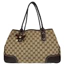 Gucci Princy GG Canvas Leather Tote Shoulder Bag