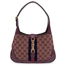 Sac hobo Jackie 1961 en toile monogramme bourgogne et cuir - Gucci