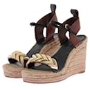 LOUIS VUITTON  Sandals T.EU 39 Leather - Louis Vuitton