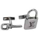 LOUIS VUITTON Botão de Punho Cadena e chave Cuffs M64600 Auth bs16493 - Louis Vuitton