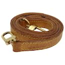 LOUIS VUITTON Shoulder Strap Leather 37.4"" Beige LV Auth 79891 - Louis Vuitton