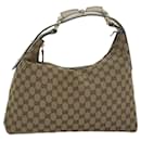 Sac à main en toile GG Horsebit beige 115867 Auth am6594A - Gucci