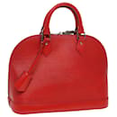 LOUIS VUITTON Epi Alma PM Bolso de Mano Rojo Car Mine M4058E LV Auth 84270 - Louis Vuitton